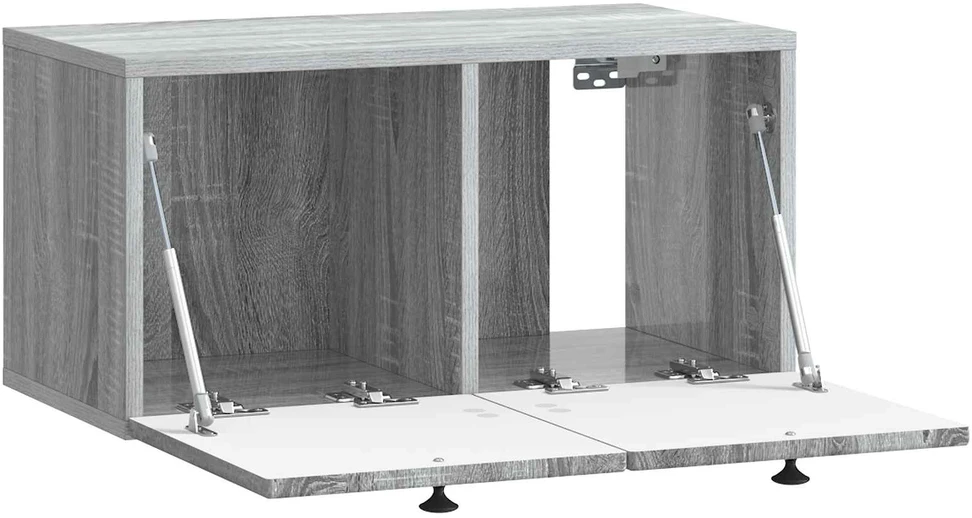 TV staliukas Sieninė TV spintelė Pilka sonoma ąžuolo 59,5 x 31 x 30 cm