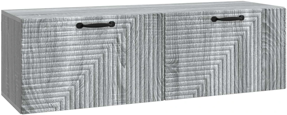 TV staliukas Sieninė TV spintelė Pilka sonoma ąžuolo 98 x 31 x 30 cm