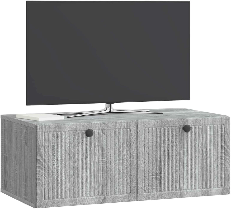 TV staliukas Sieninė TV spintelė Pilka sonoma ąžuolo 78,5 x 41 x 30 cm