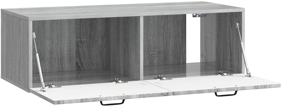 TV staliukas Sieninė TV spintelė Pilka sonoma ąžuolo 98 x 41 x 30 cm
