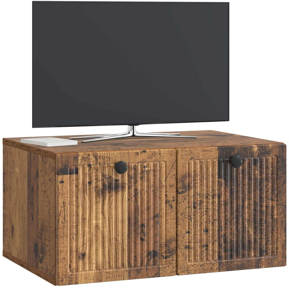 TV staliukas Sieninė TV spintelė Sendintos medienos 59,5 x 41 x 30 cm