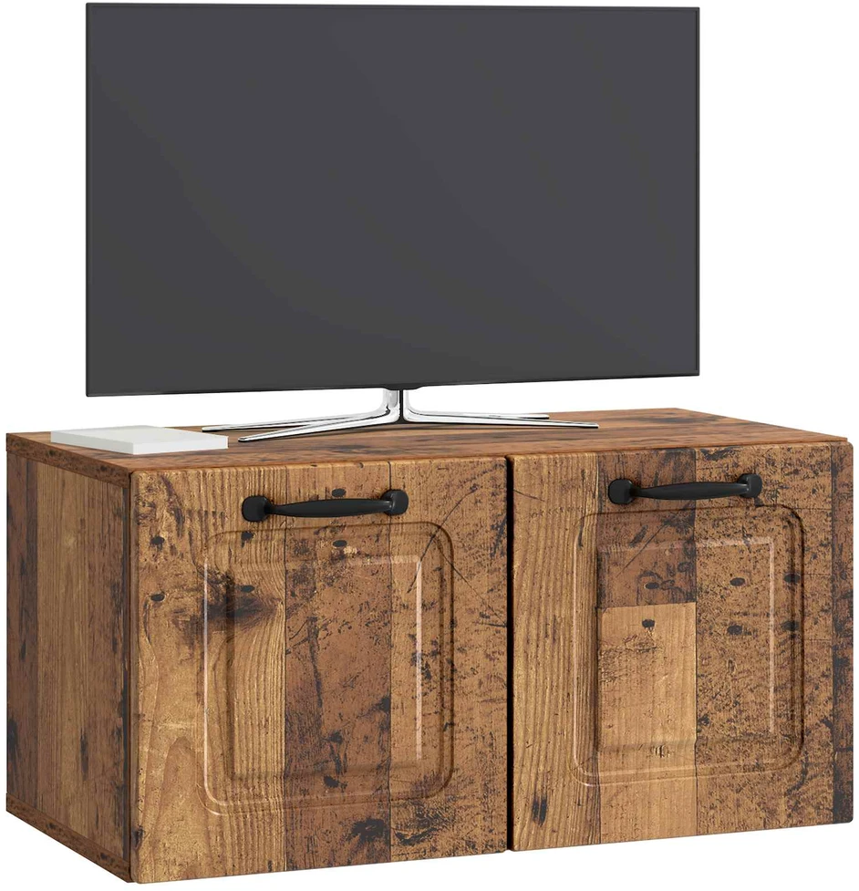 TV staliukas Sieninė TV spintelė Sendintos medienos 59,5 x 31 x 30 cm
