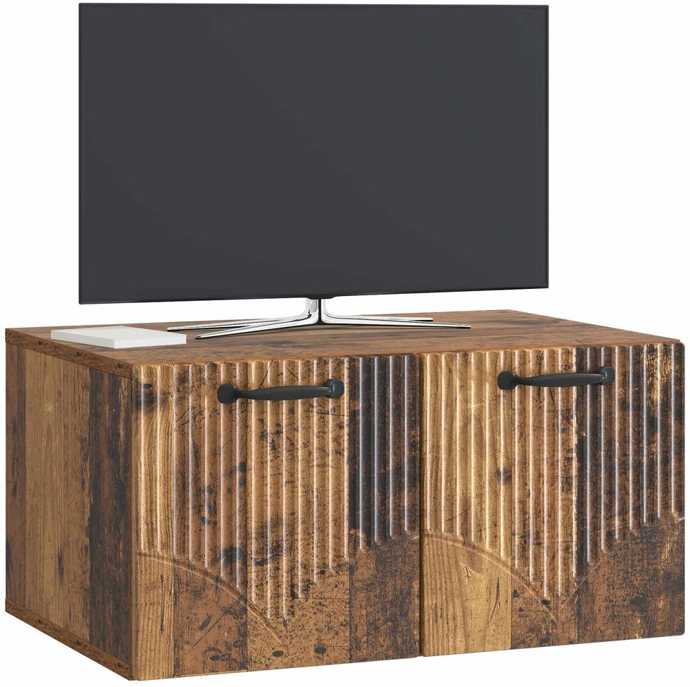 TV staliukas Sieninė TV spintelė Sendintos medienos 59,5 x 41 x 30 cm
