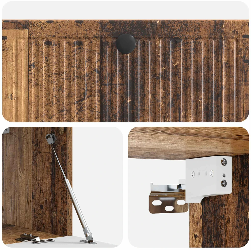 TV staliukas Sieninė TV spintelė Sendintos medienos 78,5 x 31 x 30 cm