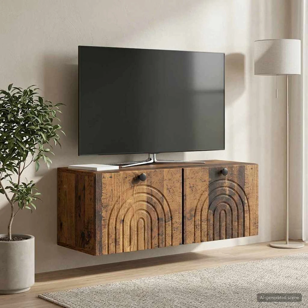 TV staliukas Sieninė TV spintelė Sendintos medienos 78,5 x 31 x 30 cm