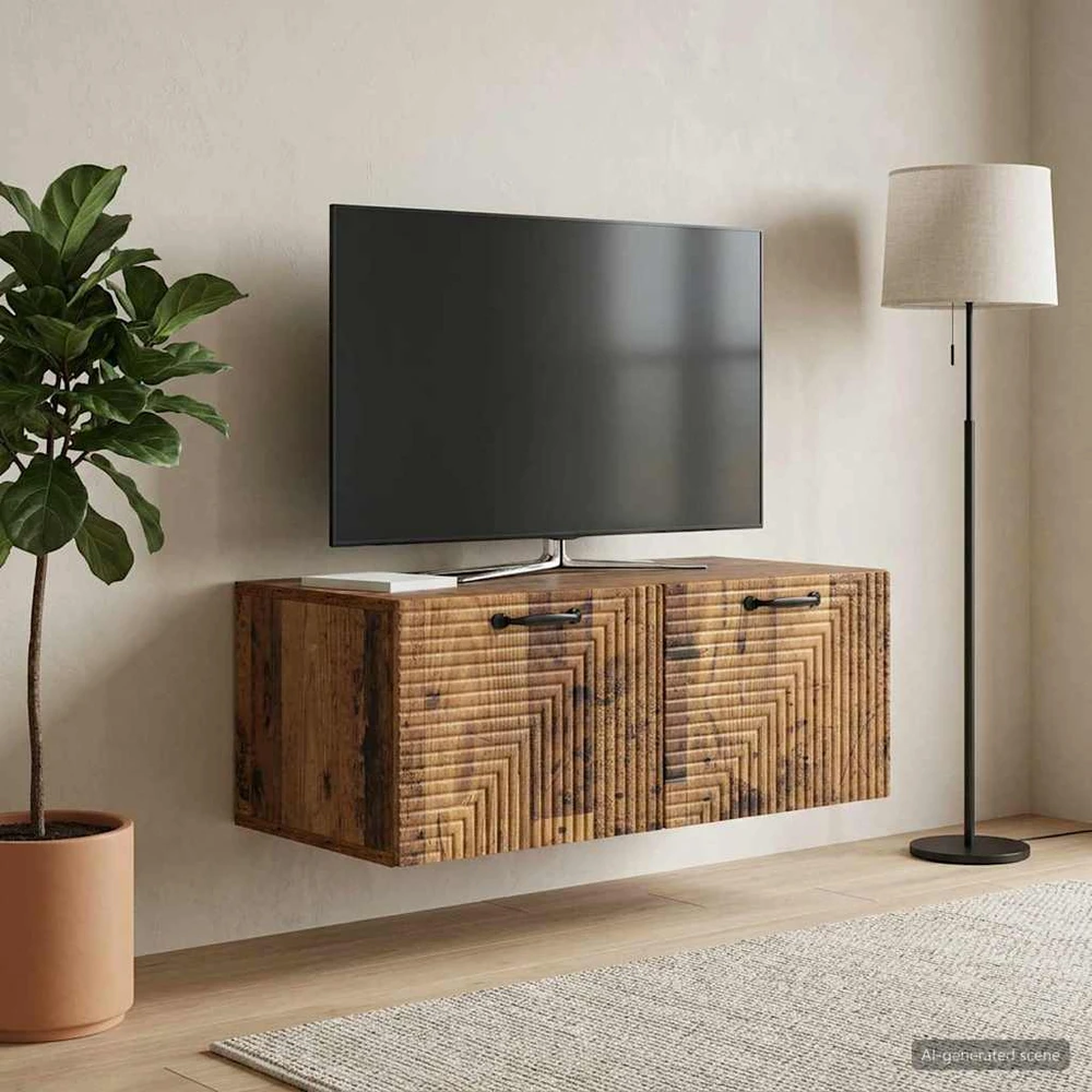 TV staliukas Sieninė TV spintelė Sendintos medienos 78,5 x 41 x 30 cm