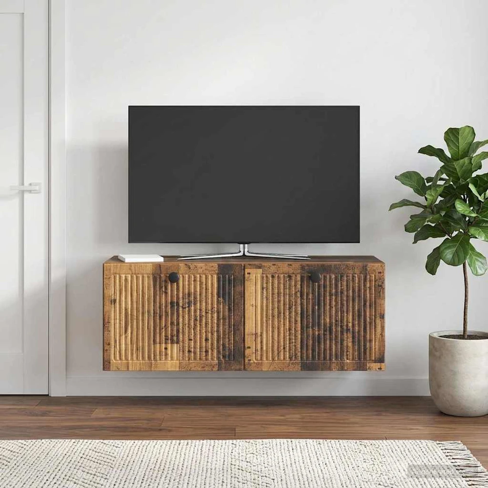 TV staliukas Sieninė TV spintelė Sendintos medienos 78,5 x 31 x 30 cm
