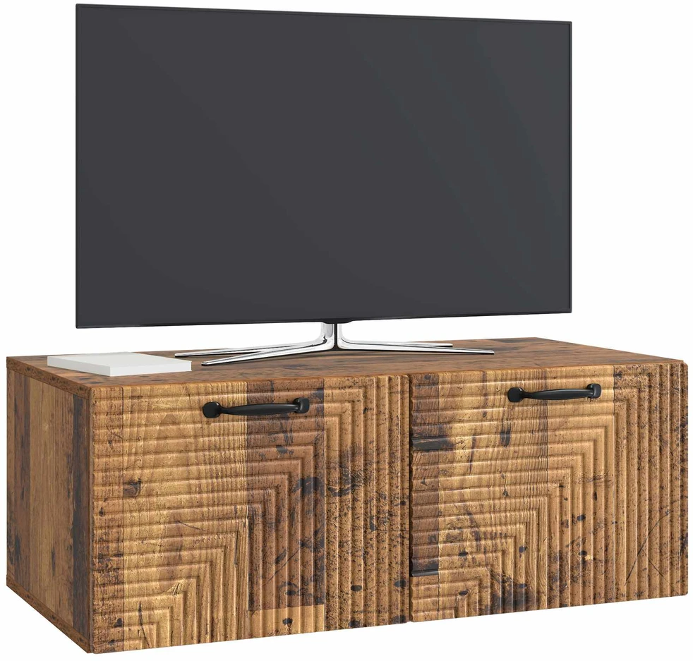 TV staliukas Sieninė TV spintelė Sendintos medienos 78,5 x 41 x 30 cm