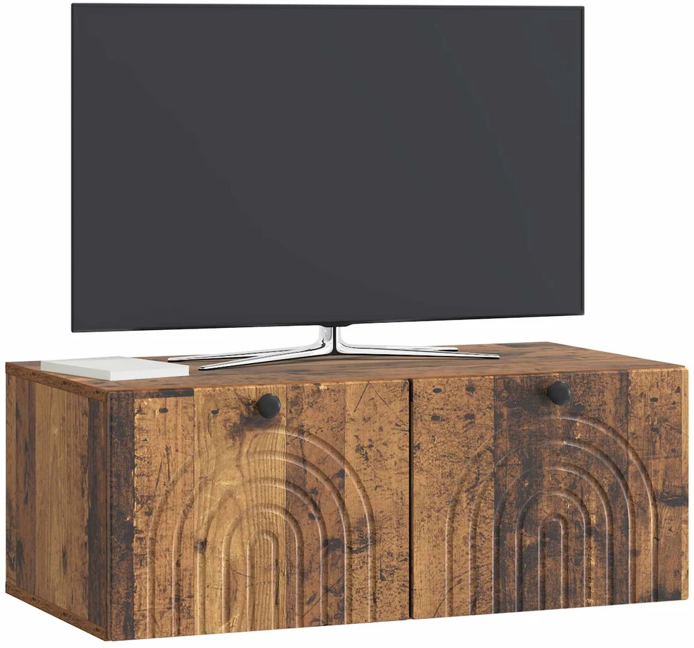 TV staliukas Sieninė TV spintelė Sendintos medienos 78,5 x 41 x 30 cm