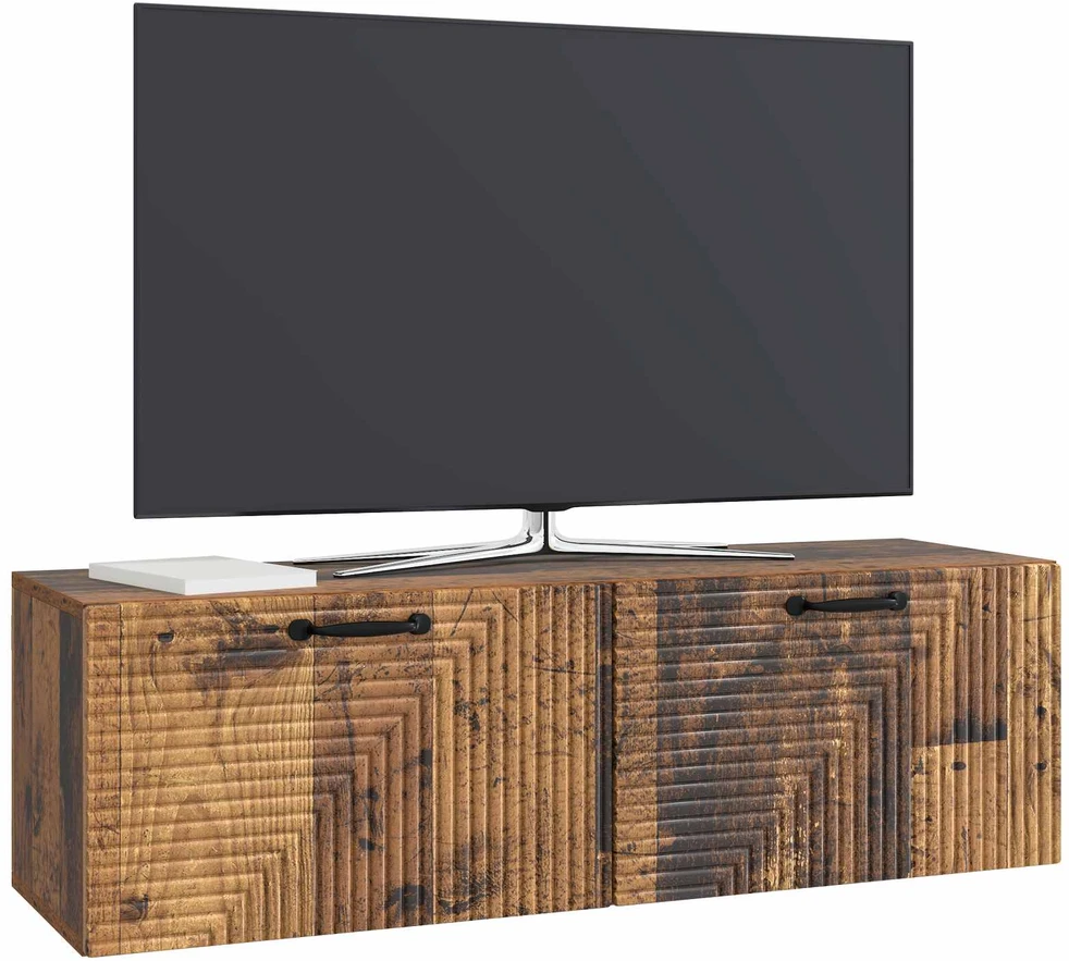 TV staliukas Sieninė TV spintelė Sendintos medienos 98 x 31 x 30 cm