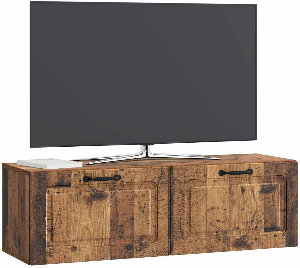 TV staliukas Sieninė TV spintelė Sendintos medienos 98 x 31 x 30 cm