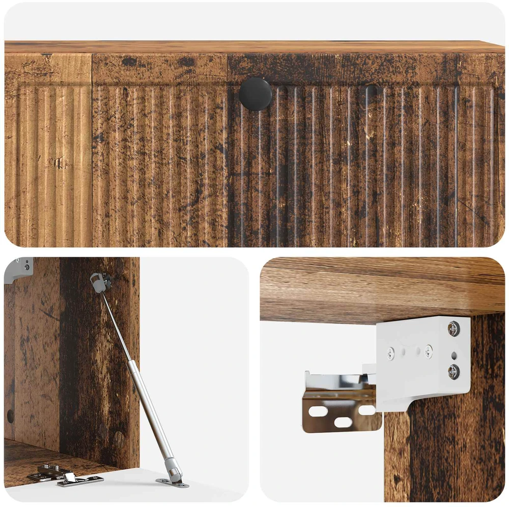 TV staliukas Sieninė TV spintelė Sendintos medienos 98 x 31 x 30 cm