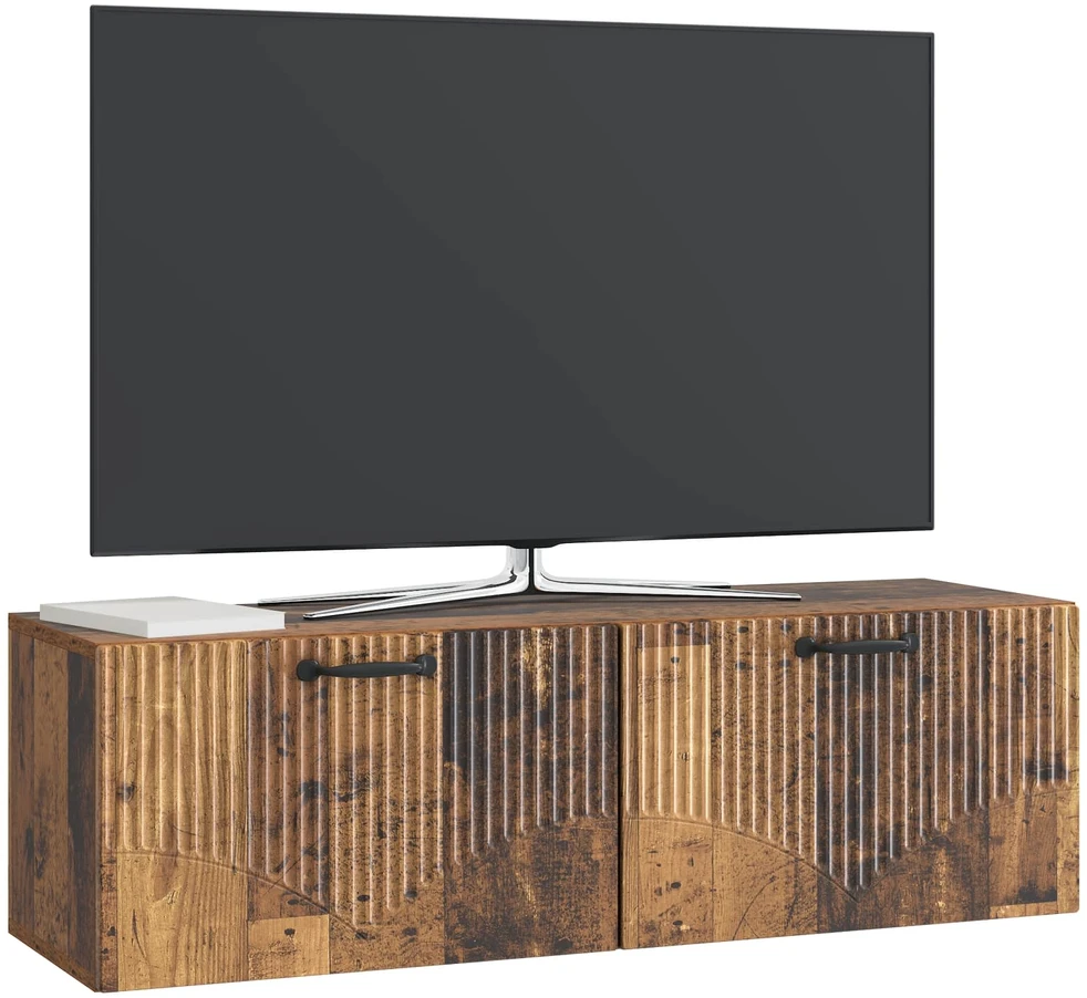 TV staliukas Sieninė TV spintelė Sendintos medienos 98 x 31 x 30 cm