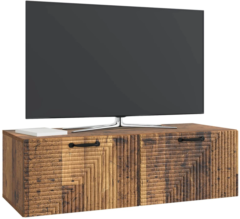 TV staliukas Sieninė TV spintelė Sendintos medienos 98 x 41 x 30 cm
