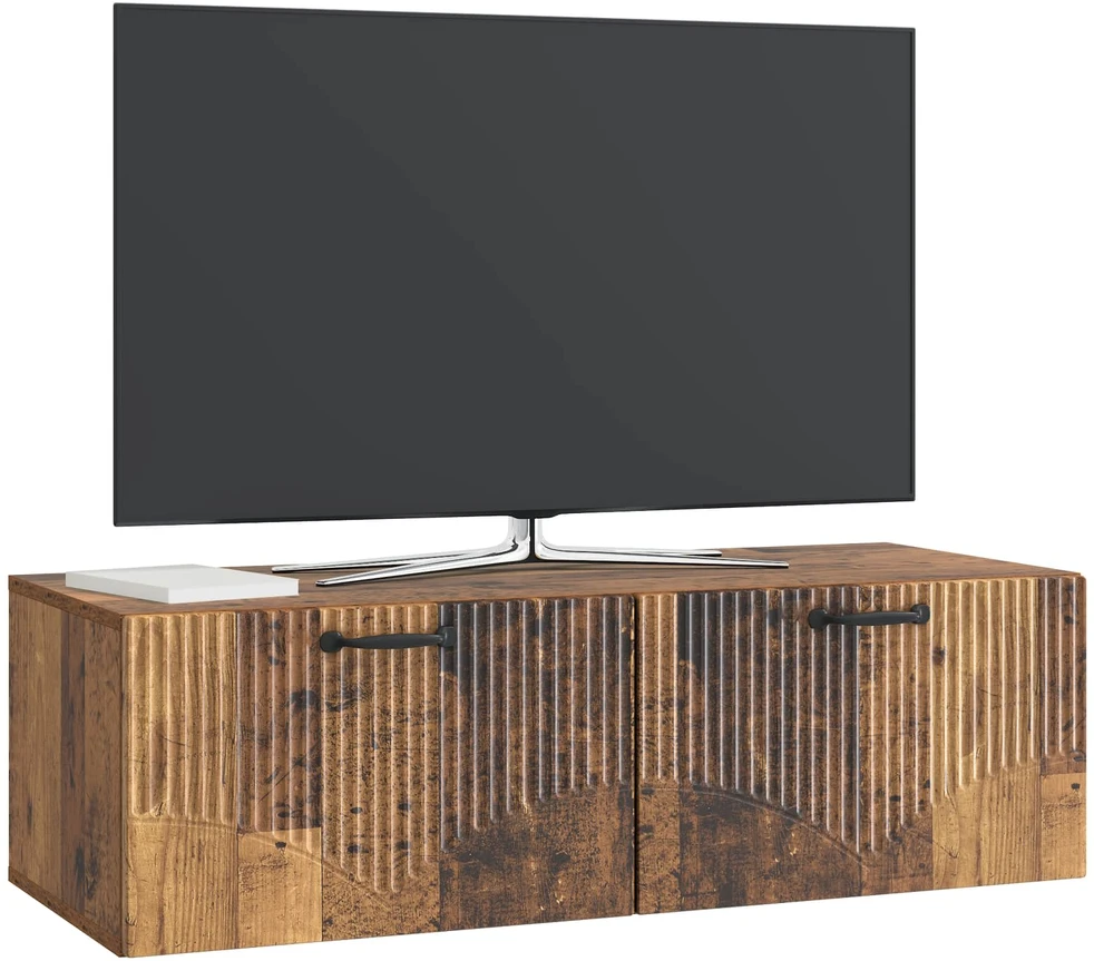 TV staliukas Sieninė TV spintelė Sendintos medienos 98 x 41 x 30 cm