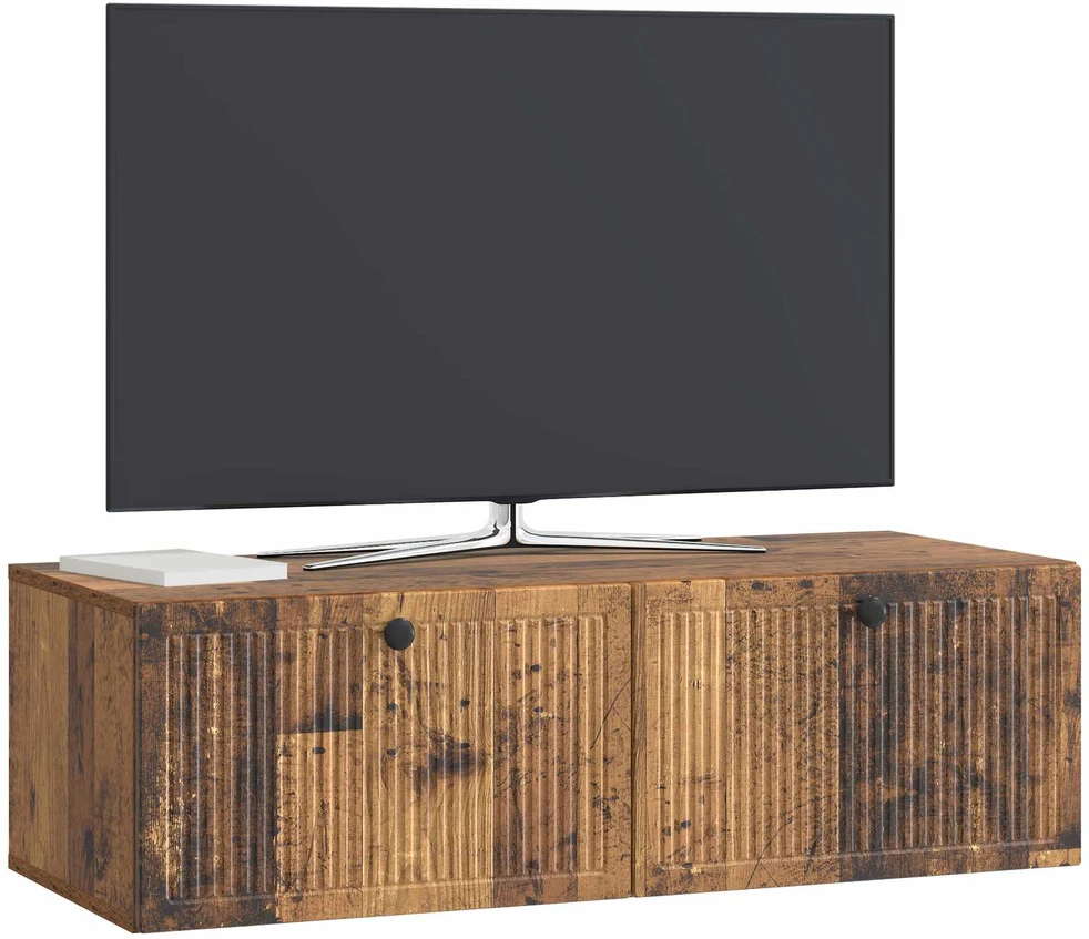 TV staliukas Sieninė TV spintelė Sendintos medienos 98 x 41 x 30 cm