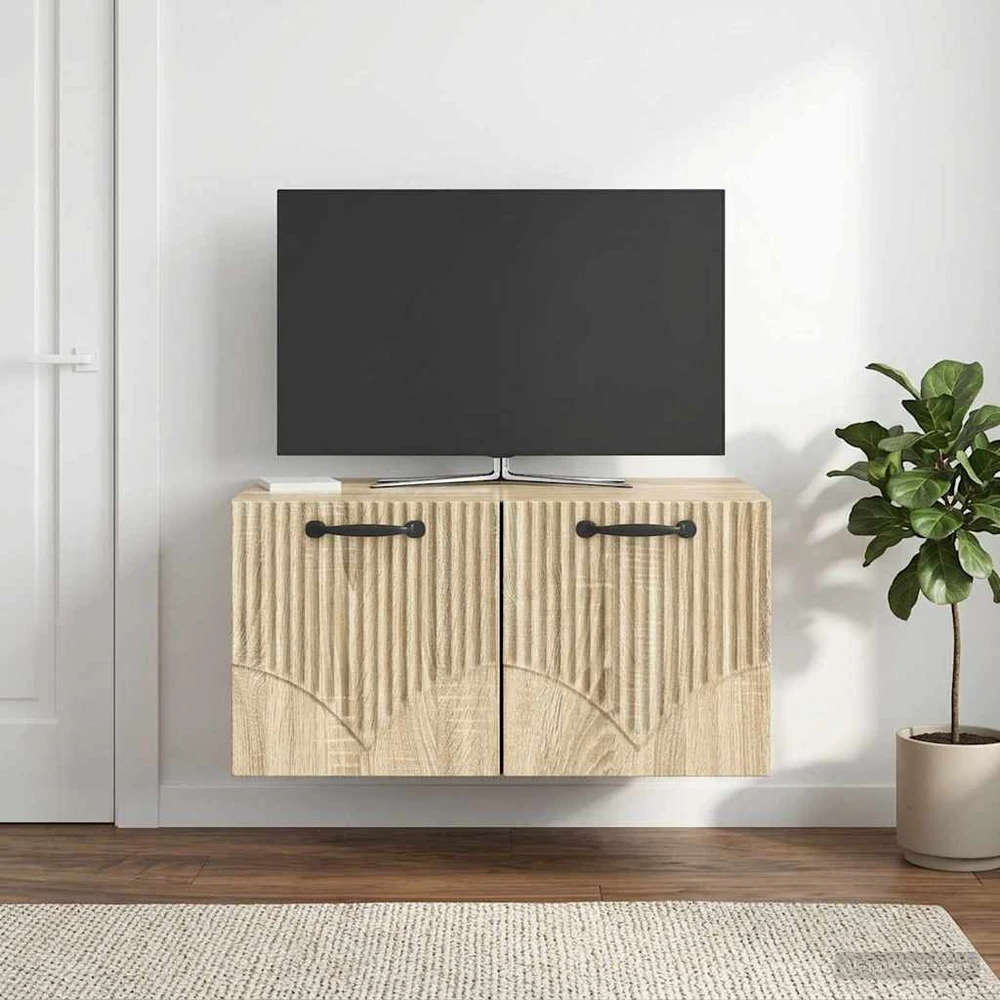 TV staliukas Sieninė TV spintelė Sonoma ąžuolas 59,5 x 41 x 30 cm