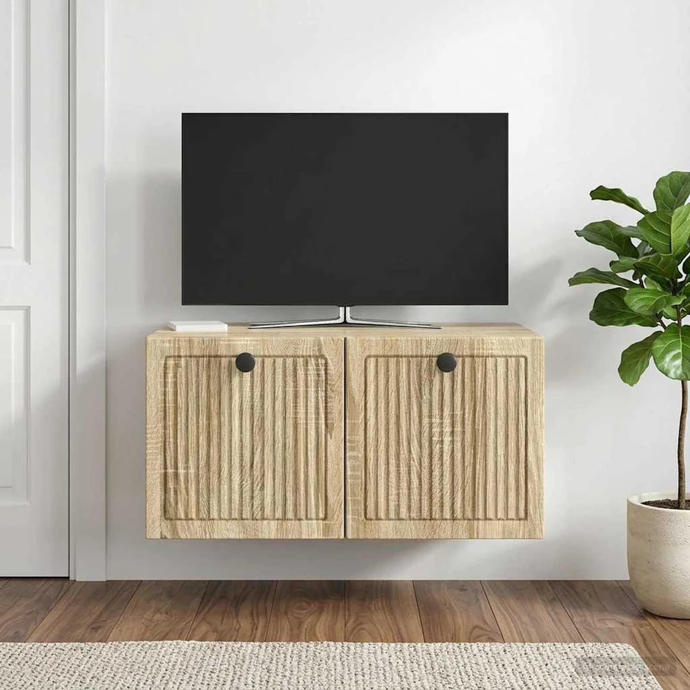 TV staliukas Sieninė TV spintelė Sonoma ąžuolas 59,5 x 41 x 30 cm