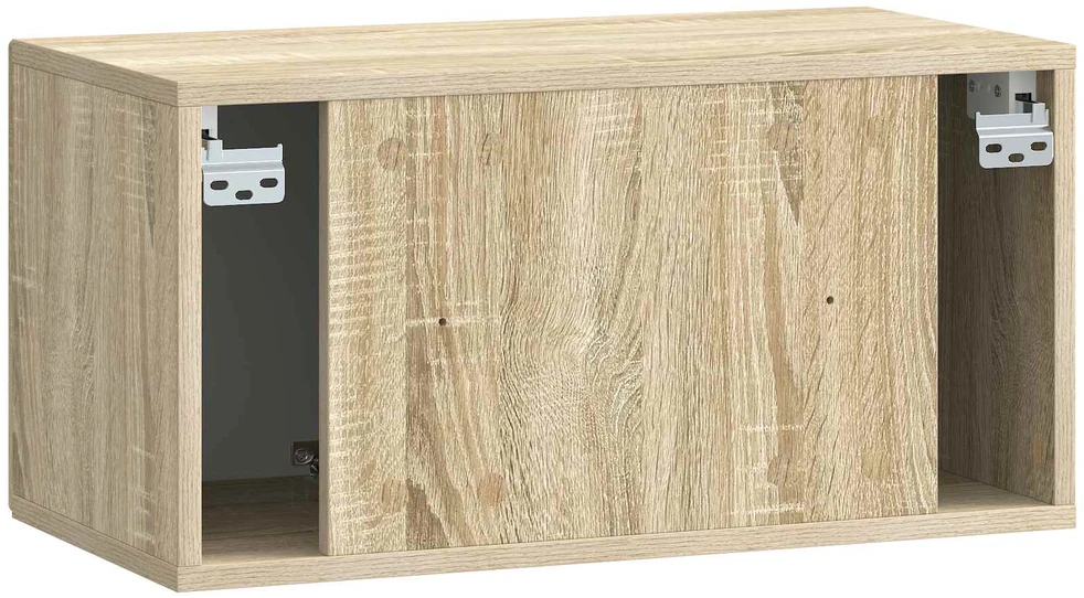 TV staliukas Sieninė TV spintelė Sonoma ąžuolas 59,5 x 31 x 30 cm