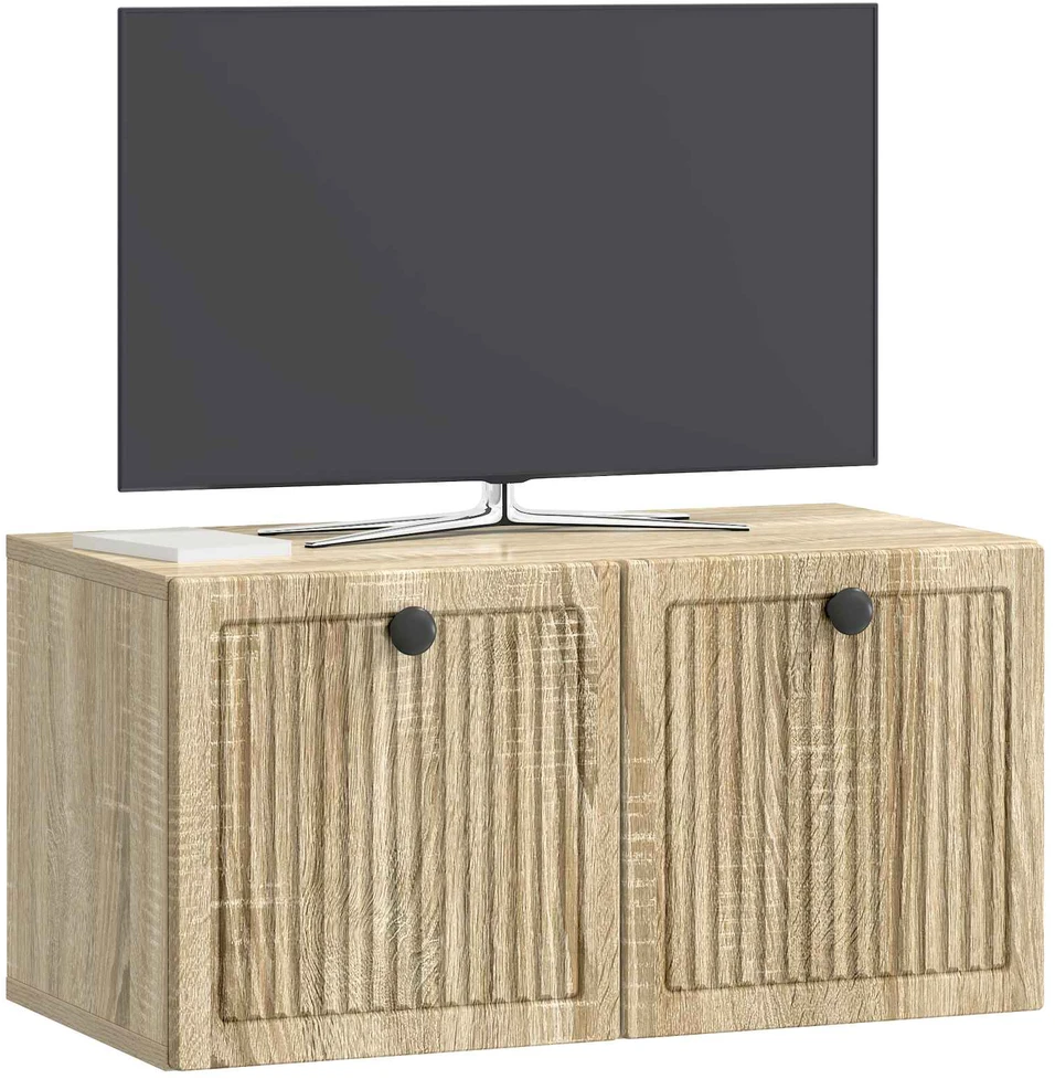 TV staliukas Sieninė TV spintelė Sonoma ąžuolas 59,5 x 31 x 30 cm