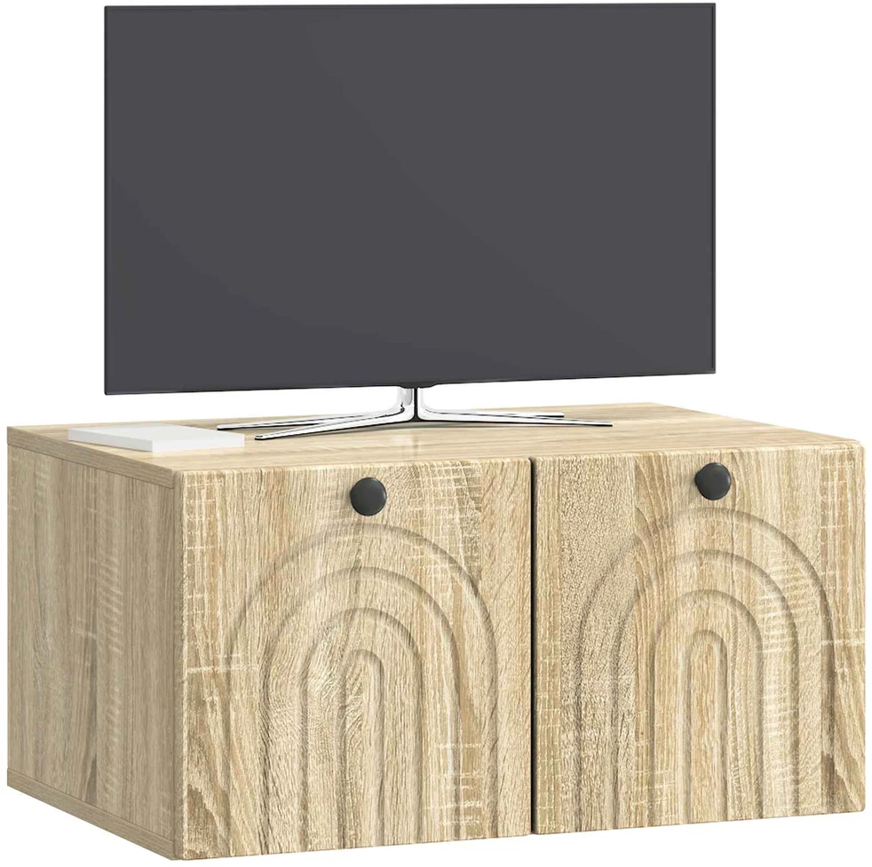 TV staliukas Sieninė TV spintelė Sonoma ąžuolas 59,5 x 41 x 30 cm