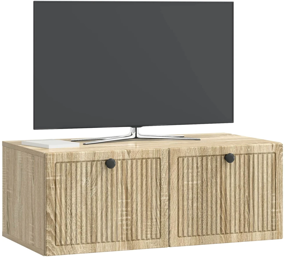 TV staliukas Sieninė TV spintelė Sonoma ąžuolas 78,5 x 41 x 30 cm