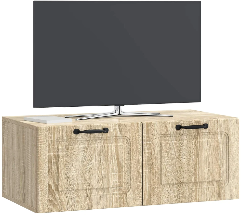 TV staliukas Sieninė TV spintelė Sonoma ąžuolas 78,5 x 41 x 30 cm