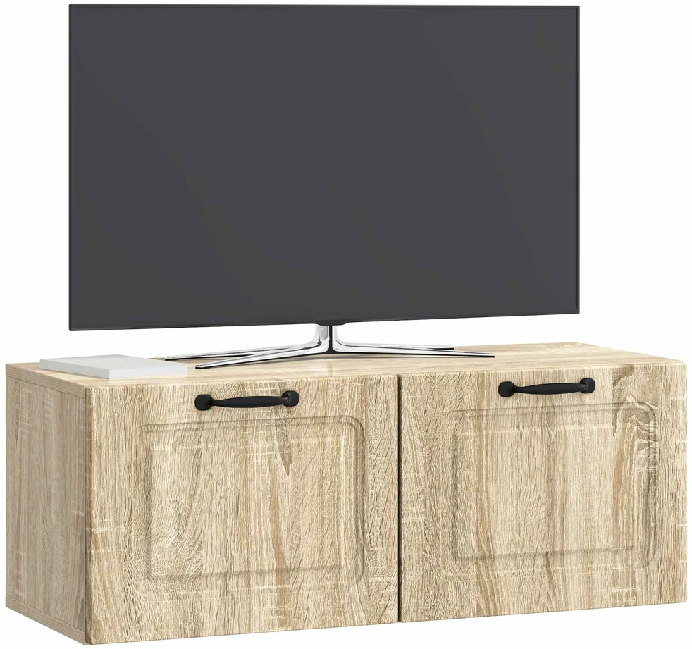 TV staliukas Sieninė TV spintelė Sonoma ąžuolas 78,5 x 31 x 30 cm