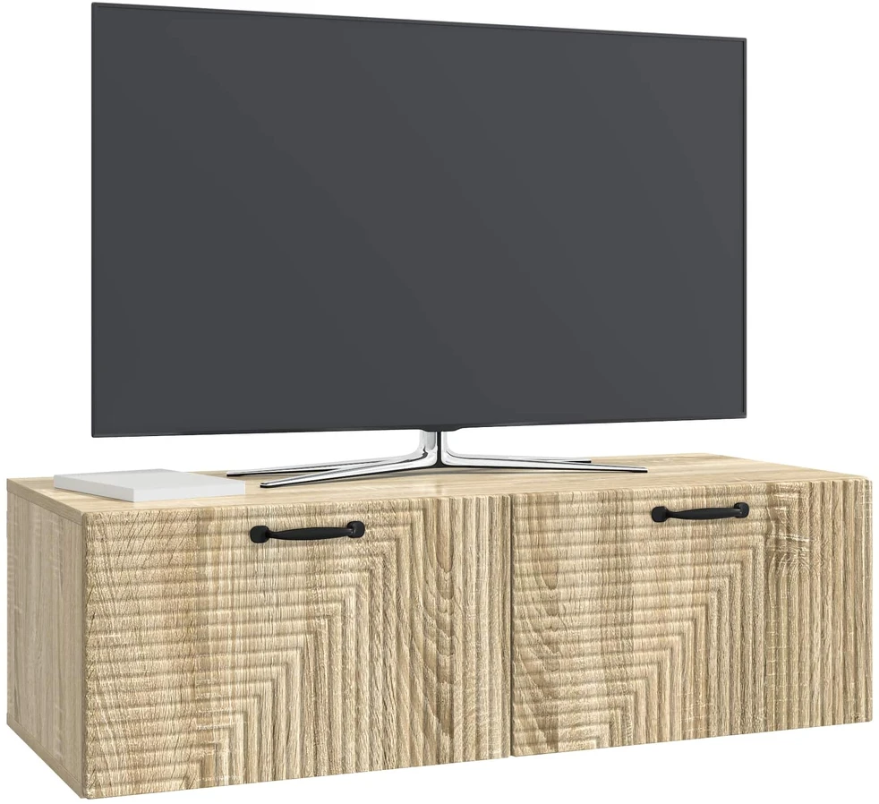TV staliukas Sieninė TV spintelė Sonoma ąžuolas 98 x 41 x 30 cm