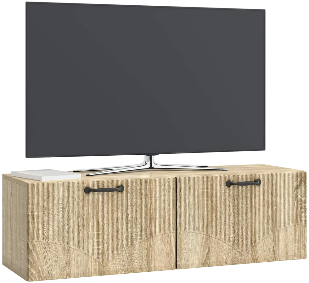 TV staliukas Sieninė TV spintelė Sonoma ąžuolas 98 x 31 x 30 cm