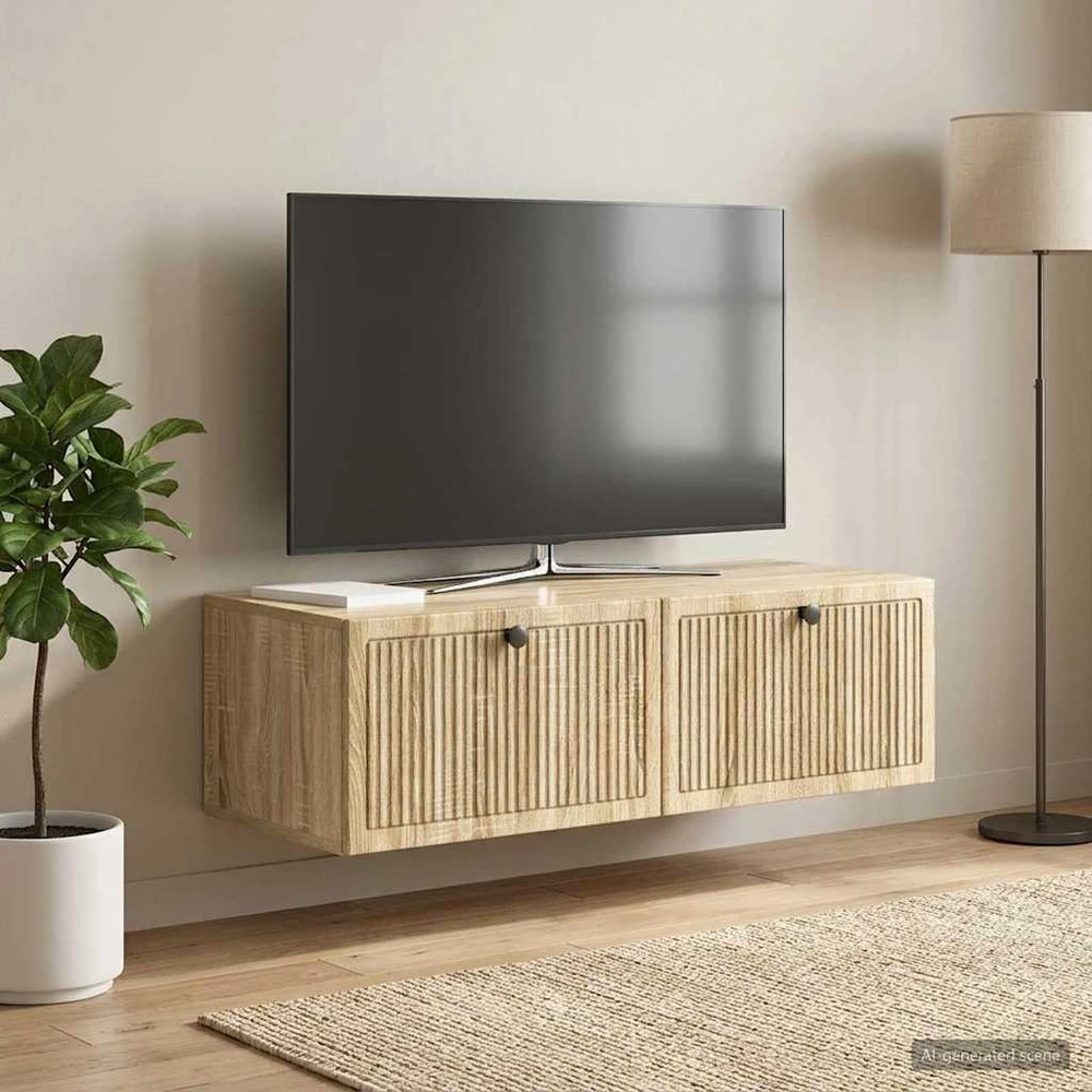 TV staliukas Sieninė TV spintelė Sonoma ąžuolas 98 x 41 x 30 cm