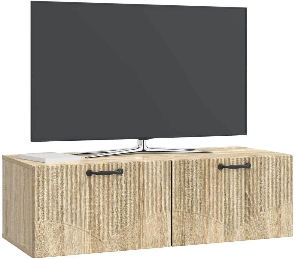 TV staliukas Sieninė TV spintelė Sonoma ąžuolas 98 x 41 x 30 cm