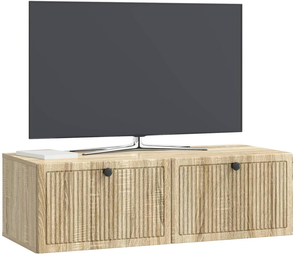 TV staliukas Sieninė TV spintelė Sonoma ąžuolas 98 x 41 x 30 cm