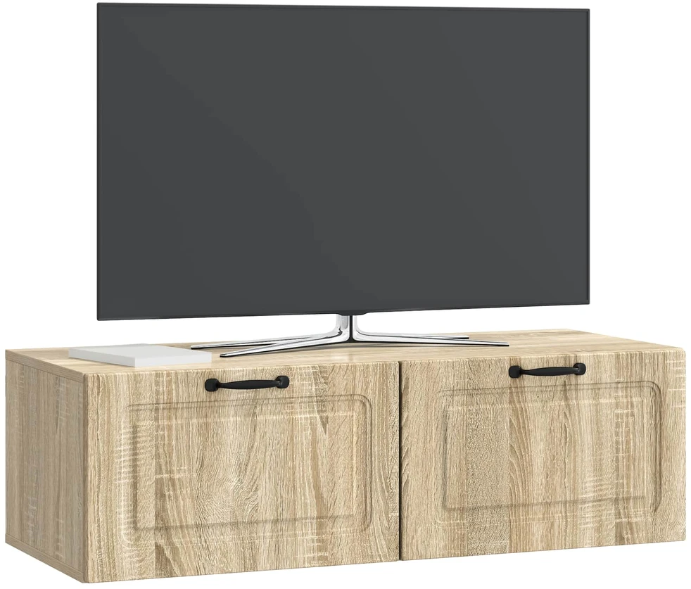 TV staliukas Sieninė TV spintelė Sonoma ąžuolas 98 x 41 x 30 cm