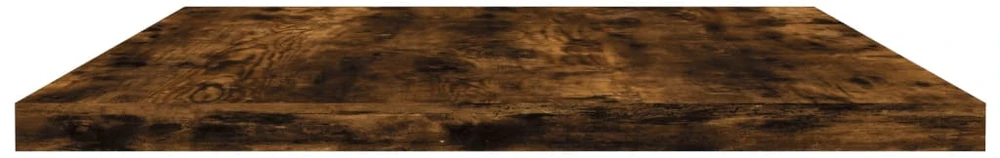 Sieninės lentynos, 4vnt., dūminio ąžuolo, 60x30x1,5cm, mediena