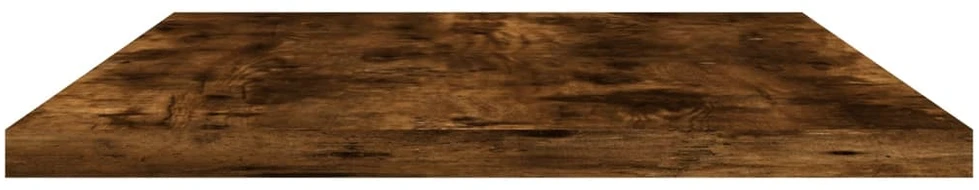 Sieninės lentynos, 4vnt., dūminio ąžuolo, 60x20x1,5cm, mediena