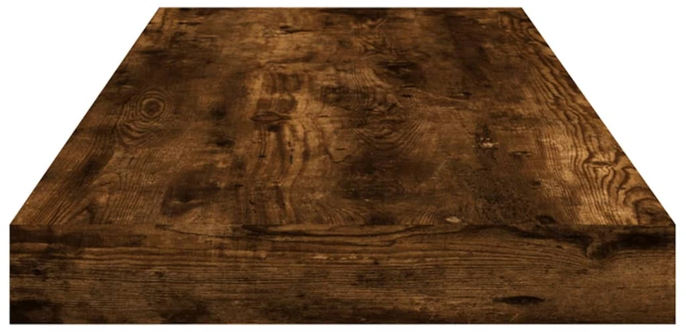 Sieninės lentynos, 4vnt., dūminio ąžuolo, 60x10x1,5cm, mediena
