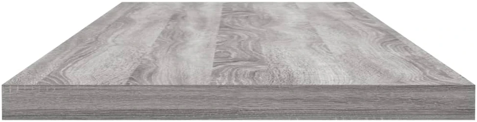 Sieninės lentynos, 4vnt., pilkos ąžuolo, 80x20x1,5cm, mediena