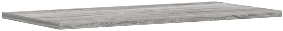 Sieninės lentynos, 4vnt., pilkos ąžuolo, 60x20x1,5cm, mediena