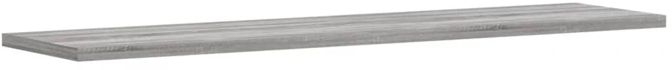 Sieninės lentynos, 4vnt., pilkos ąžuolo, 80x20x1,5cm, mediena