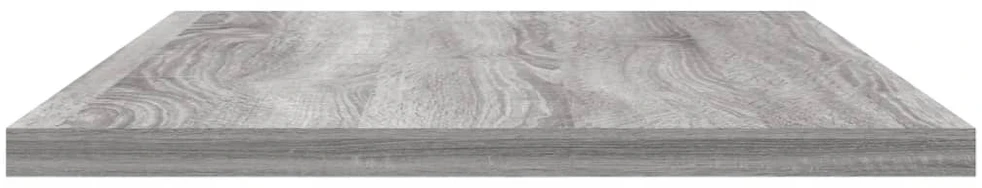 Sieninės lentynos, 4vnt., pilkos ąžuolo, 60x20x1,5cm, mediena