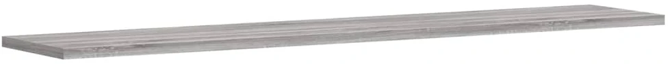 Sieninės lentynos, 4vnt., pilkos ąžuolo, 100x20x1,5cm, mediena