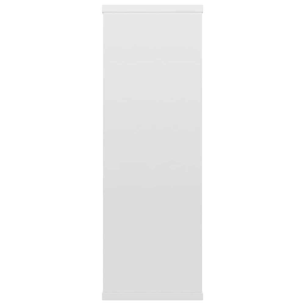 Sieninės lentynos, baltos, 104x20x58,5cm, apdirbta mediena