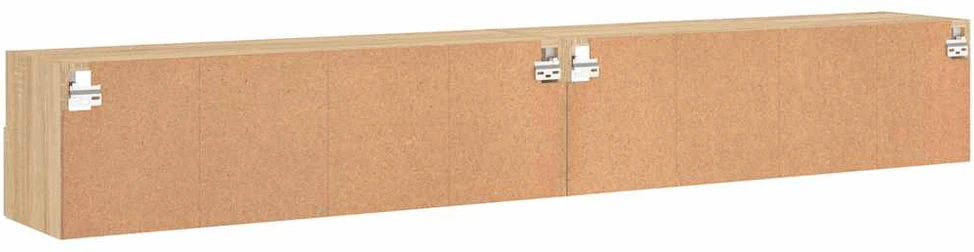 TV staliukas Sieninės TV spintelės, 2vnt., ąžuolo, 100x30x30cm, mediena