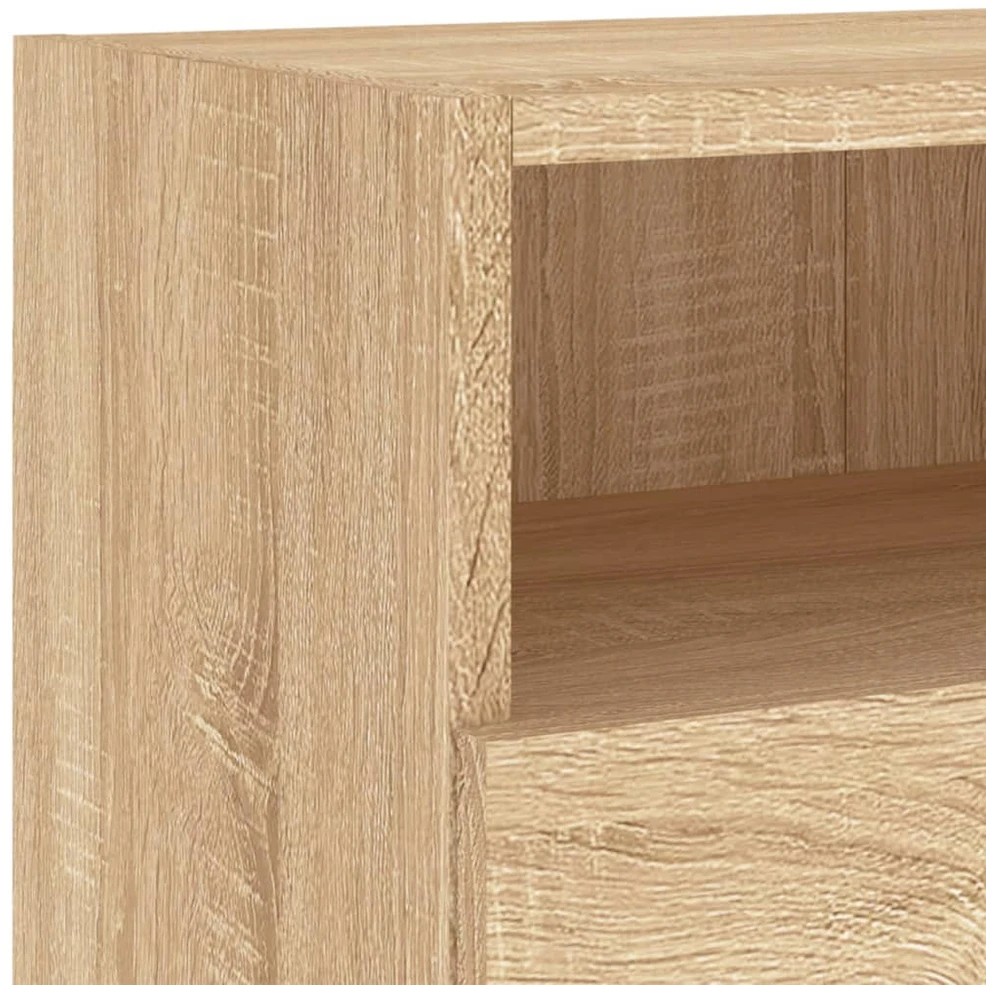 TV staliukas Sieninės TV spintelės, 2vnt., ąžuolo, 80x30x30cm, mediena