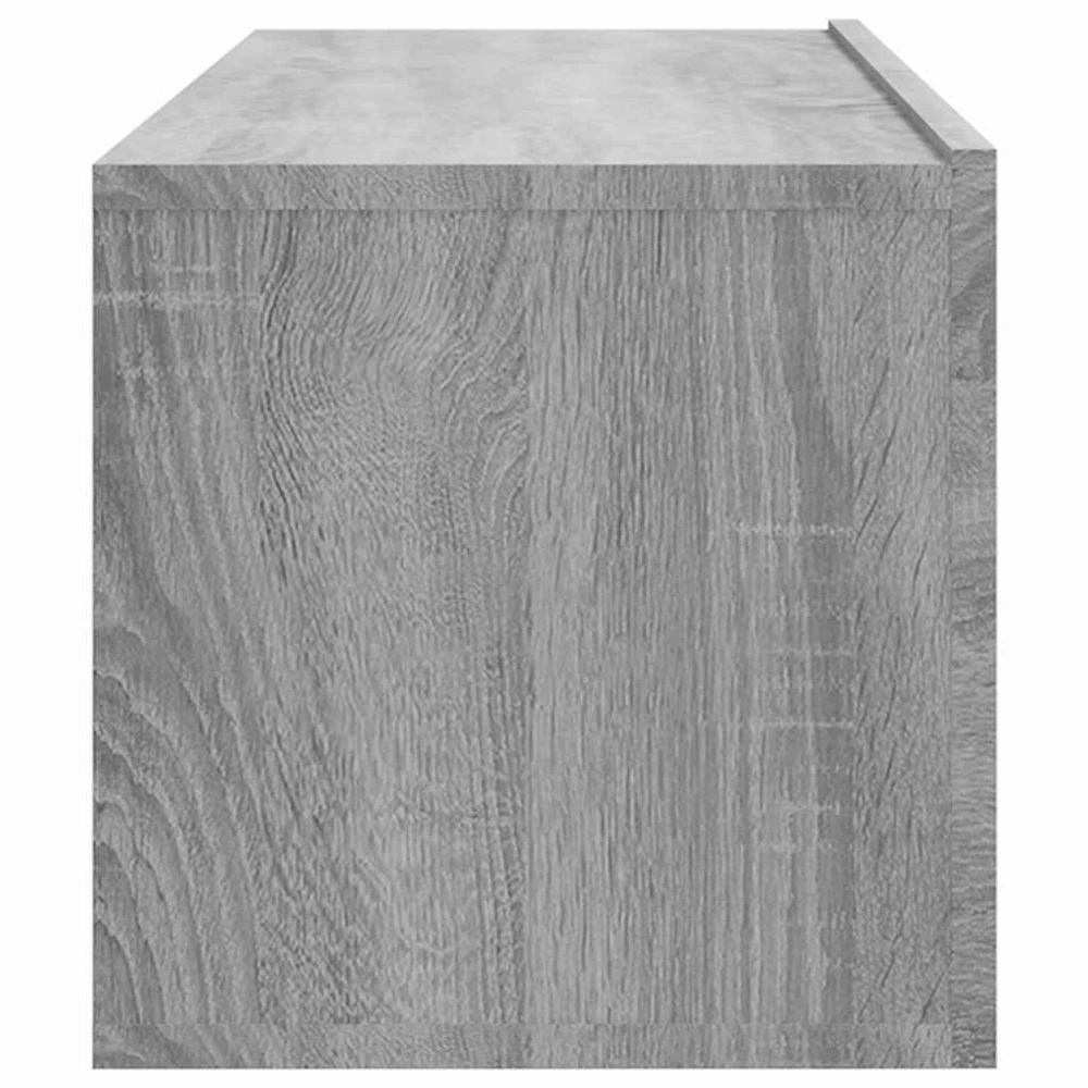 TV staliukas Sieninės TV spintelės, 4vnt., pilkos ąžuolo, 100x30x30cm