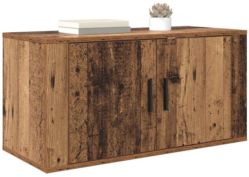 TV staliukas Sieninis televizoriaus kabinetas 80 x 34.5 x 40 cm Sena mediena