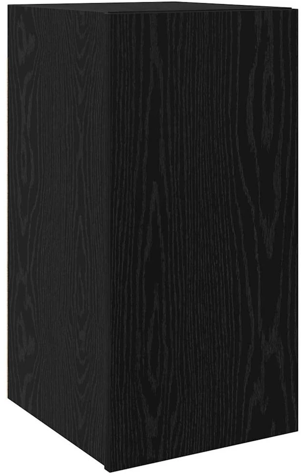 TV staliukas Sieninis televizoriaus stovas 30,5 x 30 x 60 cm Juodas ąžuolas