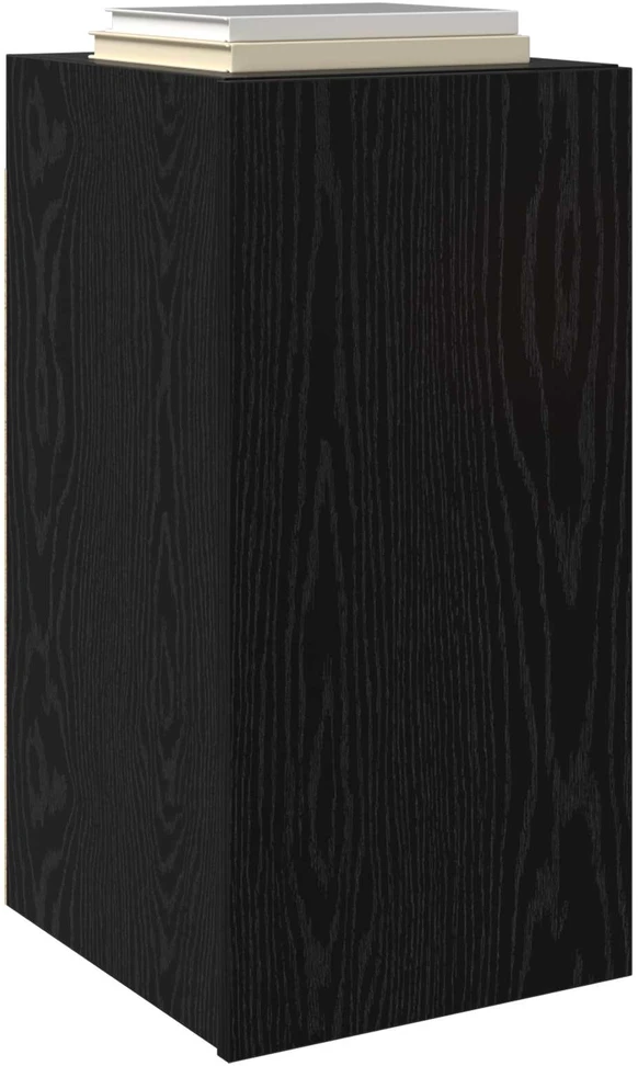 TV staliukas Sieninis televizoriaus stovas 30,5 x 30 x 60 cm Juodas ąžuolas