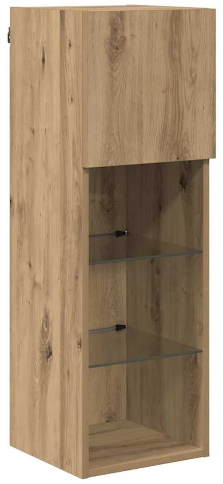 TV staliukas Sieninis televizoriaus stovas 30,5 x 30 x 90 cm